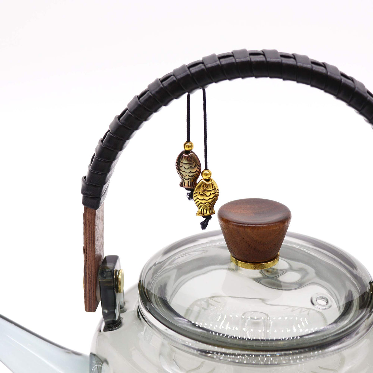Charcoal Glass Infuser Teapot — 1L