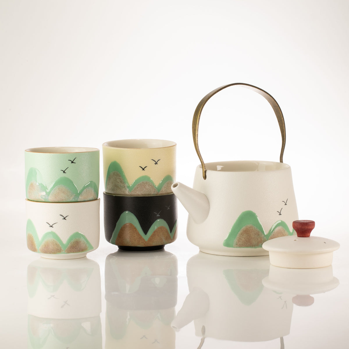 Thousand Miles Ceremonial Tea Set — Four Cups