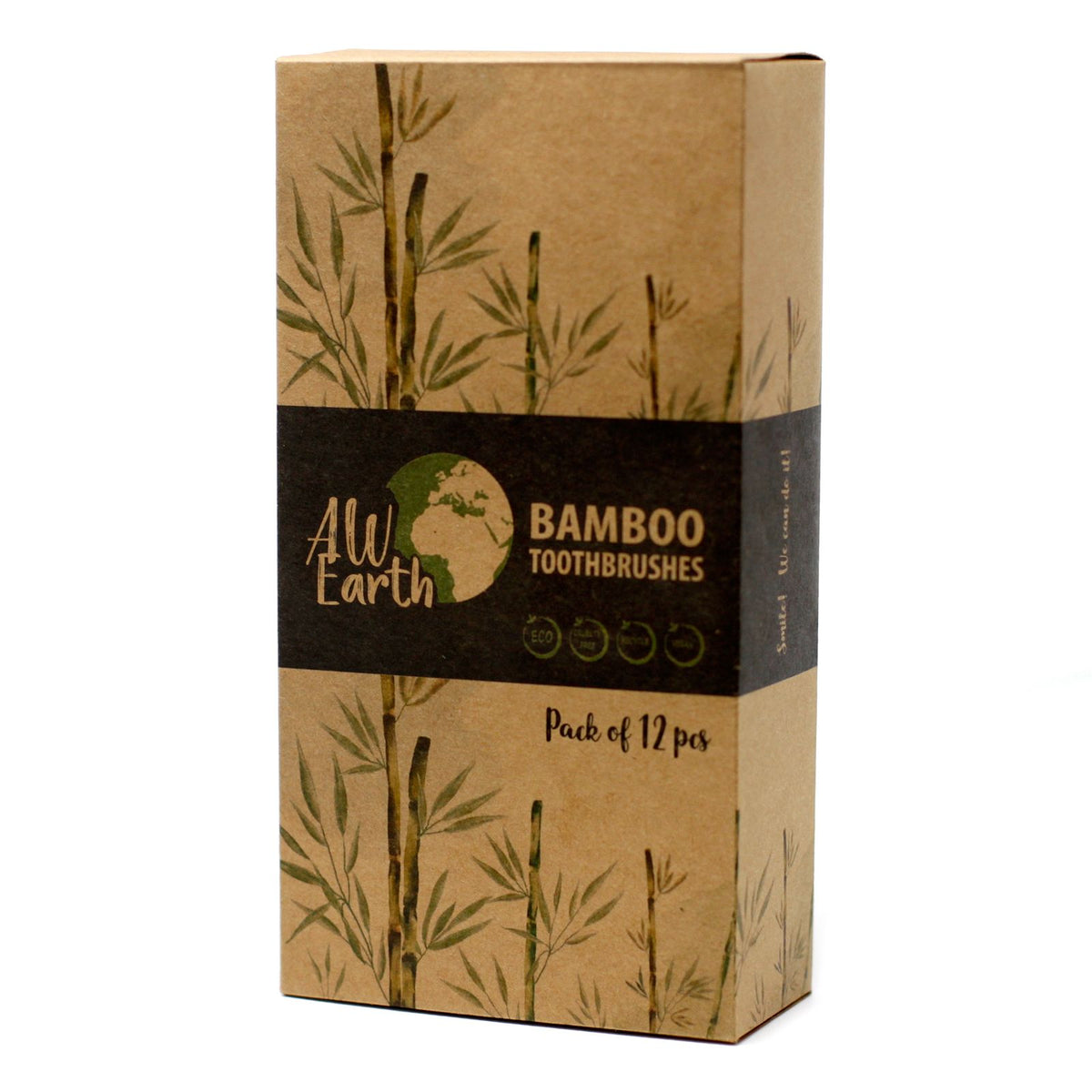 Charcoal Bamboo Toothbrush — Medium Soft, product detail