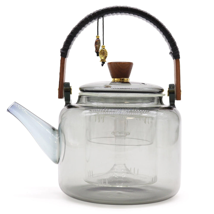Glass infuser teapot for Restored Living Tea and Ritual