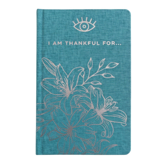 Blue Gratitude Journal — I Am Thankful For