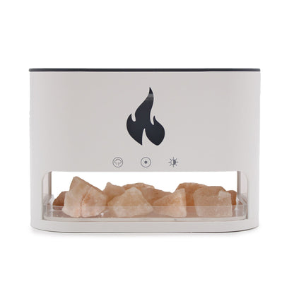 White Blaze Aroma Diffuser — Himalayan Salt Chamber