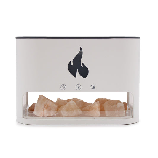 White Blaze Aroma Diffuser — Himalayan Salt Chamber