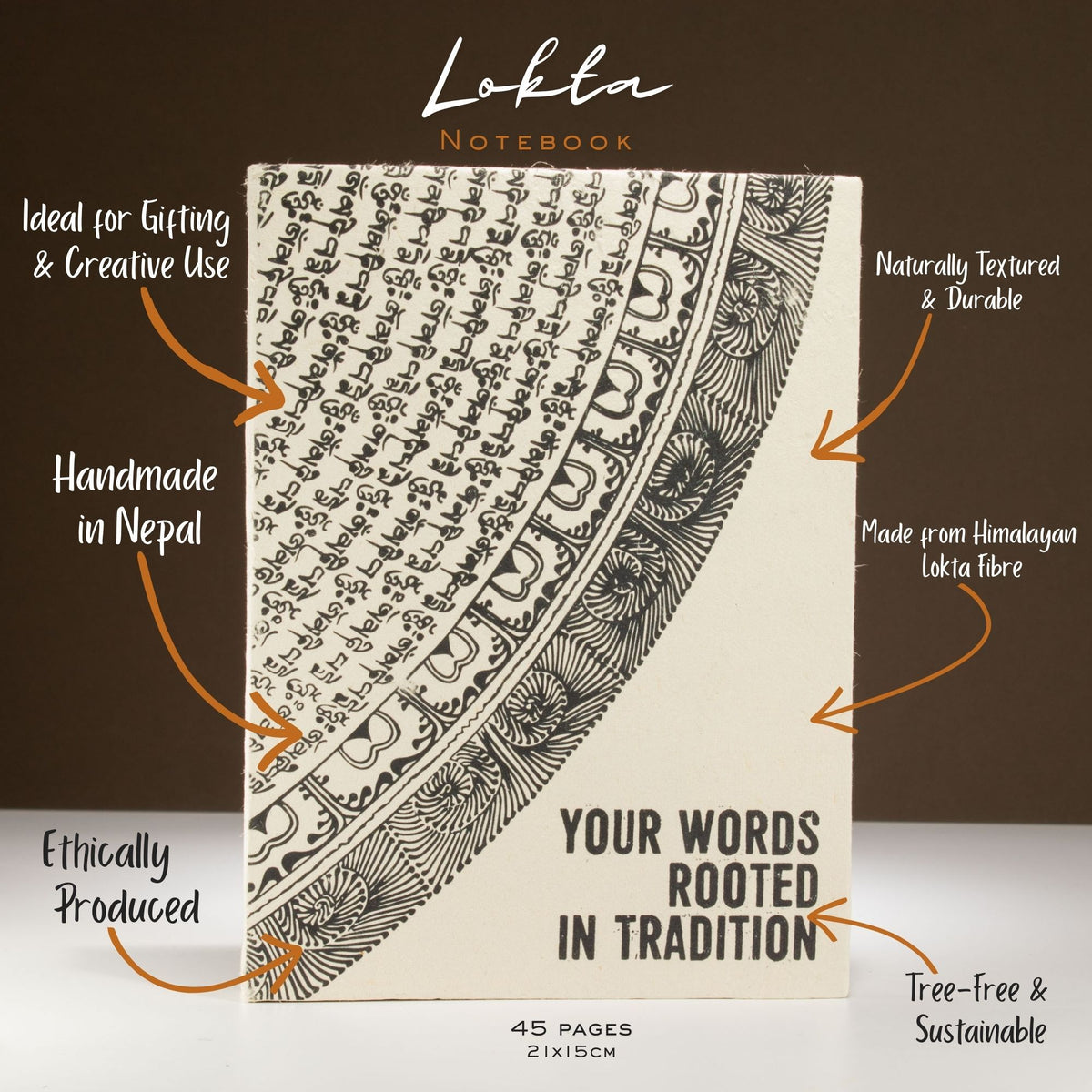 Lokta Inspiration Notebook — Your Words
