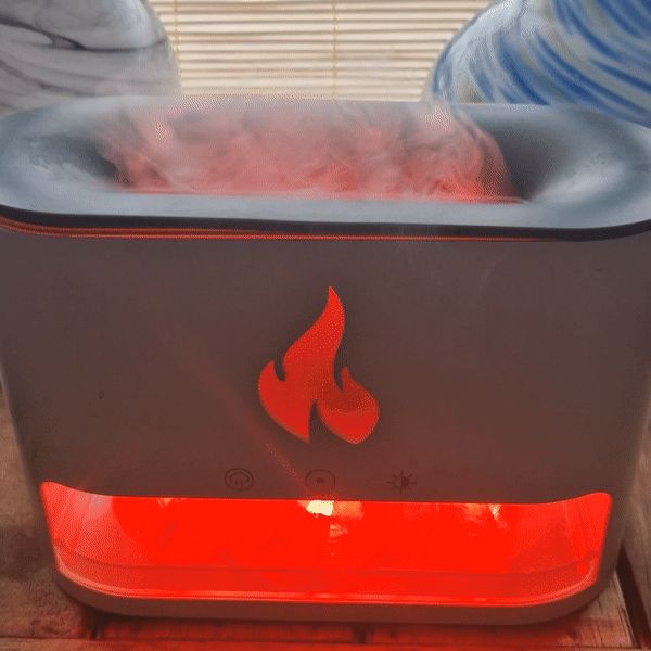 White Blaze Aroma Diffuser — Himalayan Salt Chamber