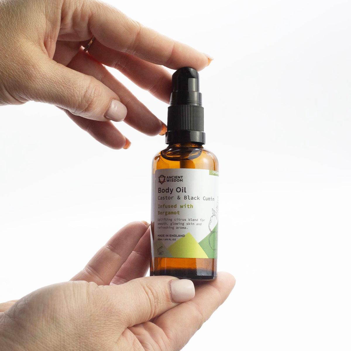Organic Rosemary & Frankincense Body Oil — 50ml, alternate view