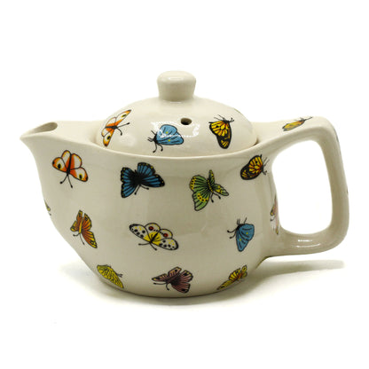 Small Herbal Teapot — Butterflies