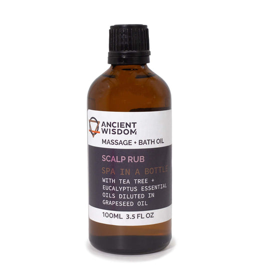 Scalp Massage Oil Tea Tree and Eucalyptus 100ml