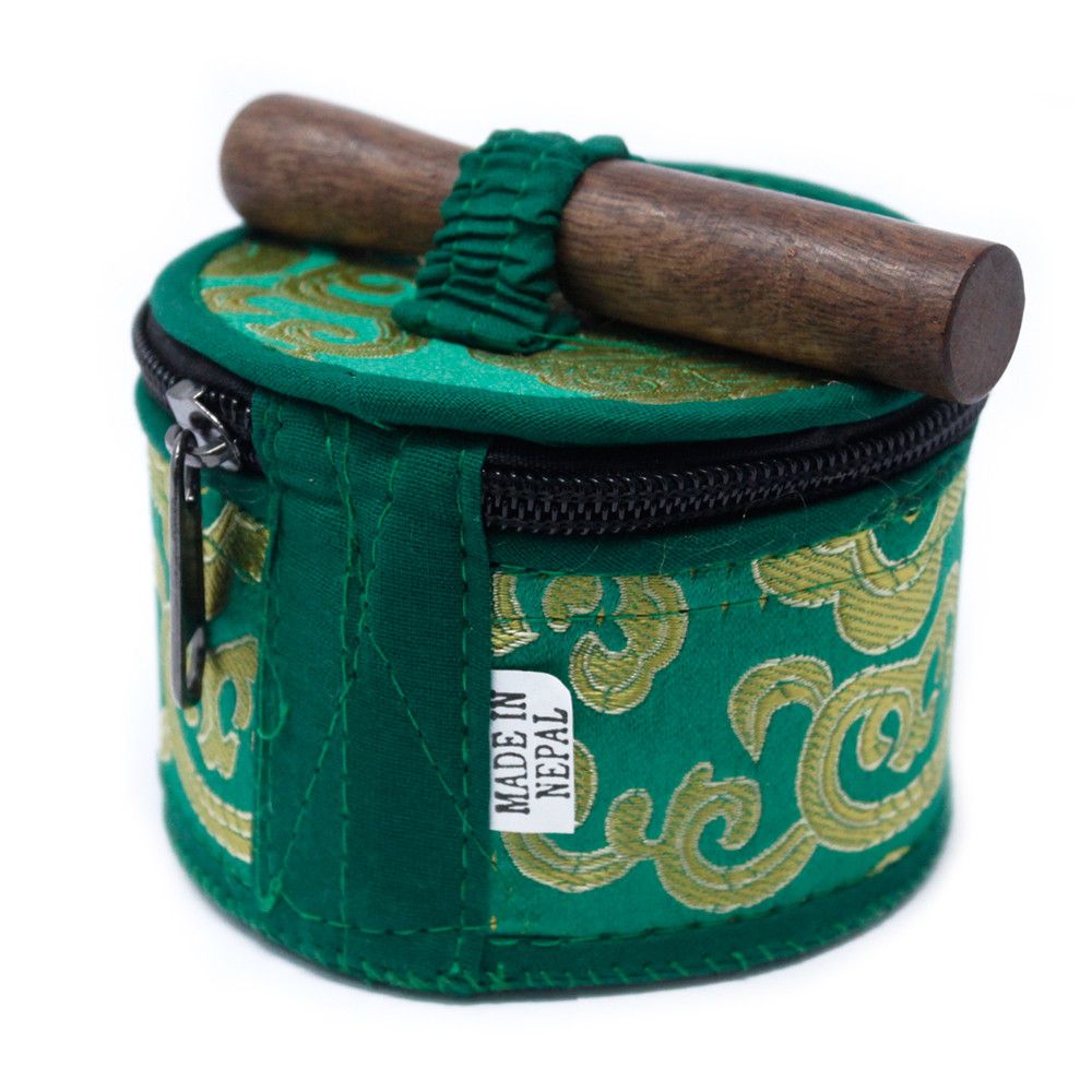 Mini Singing Bowl Gift Set — Green
