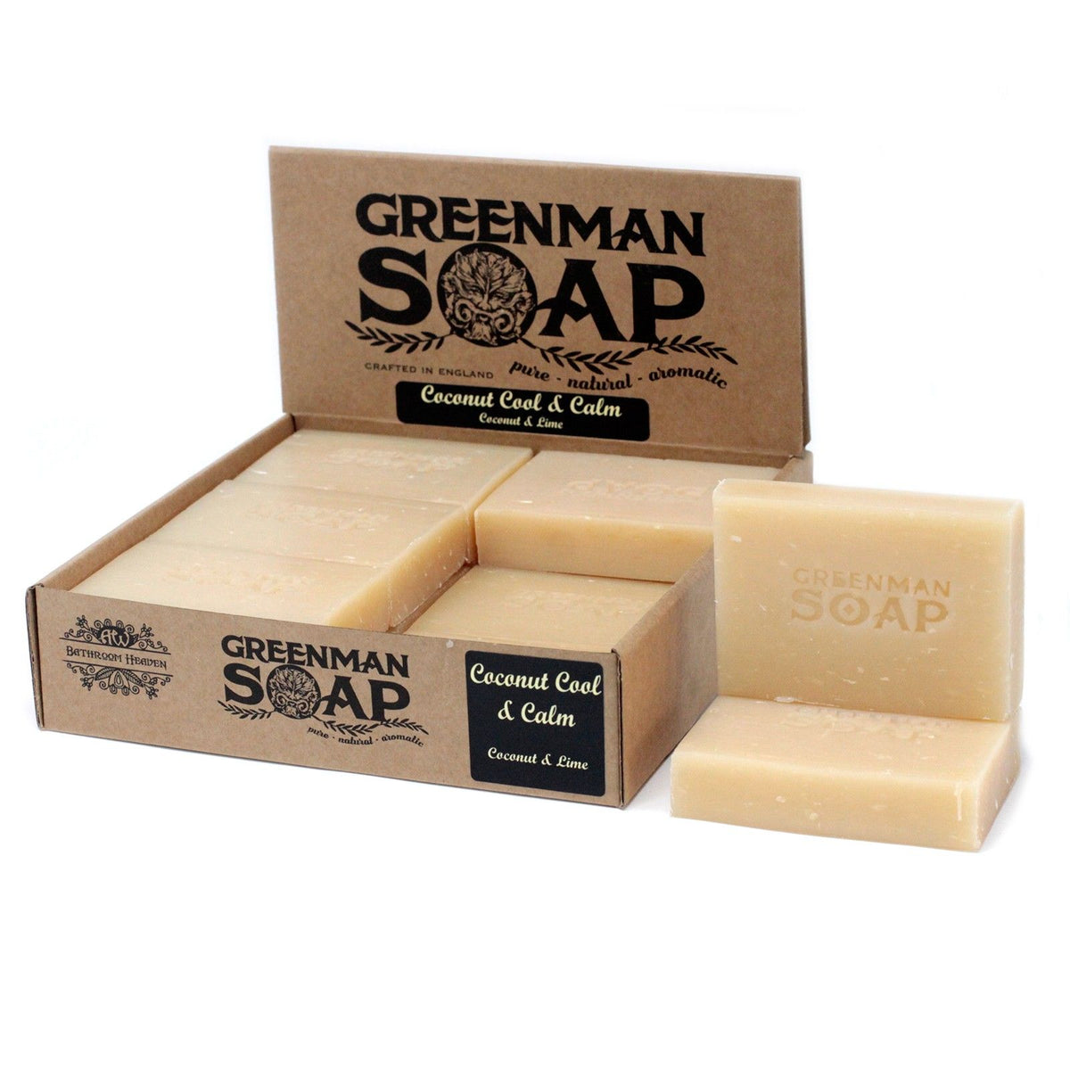 Greenman Soap Slice — Coconut Cool & Calm 100g