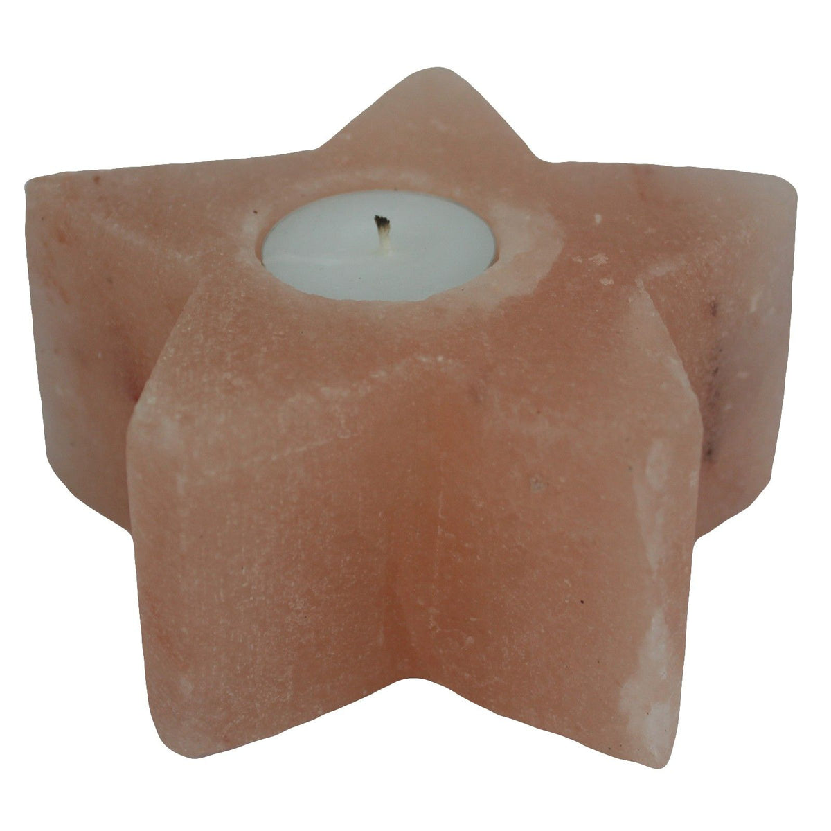 Himalayan Salt Candle Holder — Star