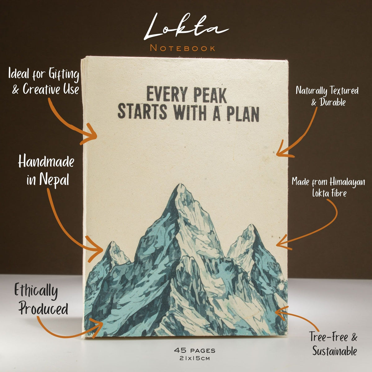 Lokta Inspiration Notebook — Every Peak