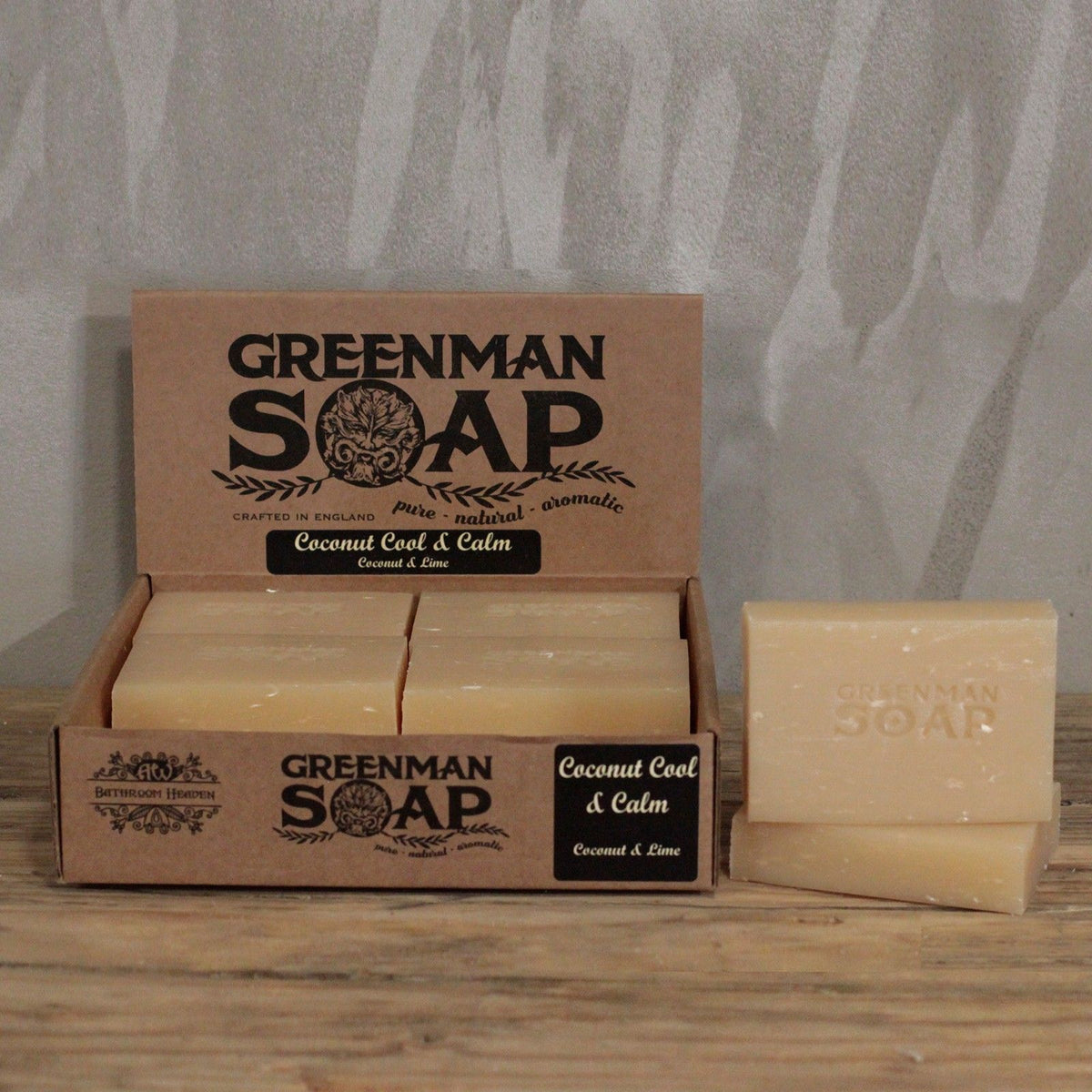 Greenman Soap Slice — Coconut Cool & Calm 100g