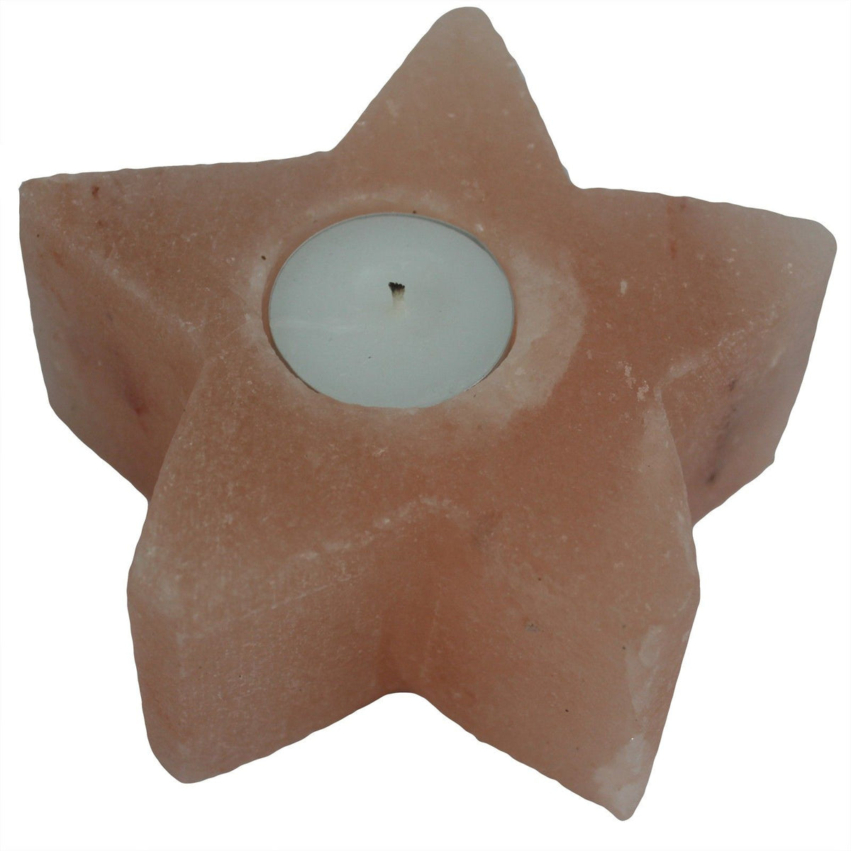 Himalayan Salt Candle Holder — Star