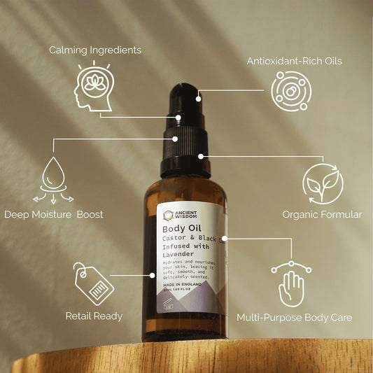 Organic Lavender Body Oil — 50ml, alternate view
