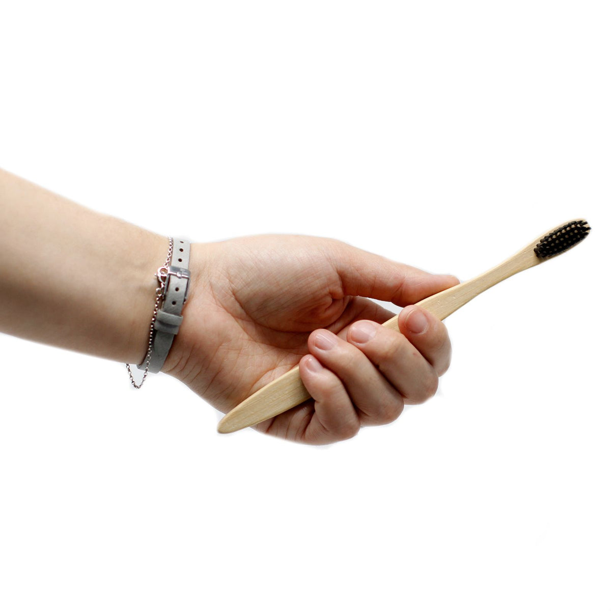 Charcoal Bamboo Toothbrush — Medium Soft, alternate view