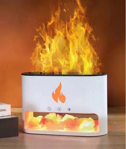 White Blaze Aroma Diffuser — Himalayan Salt Chamber