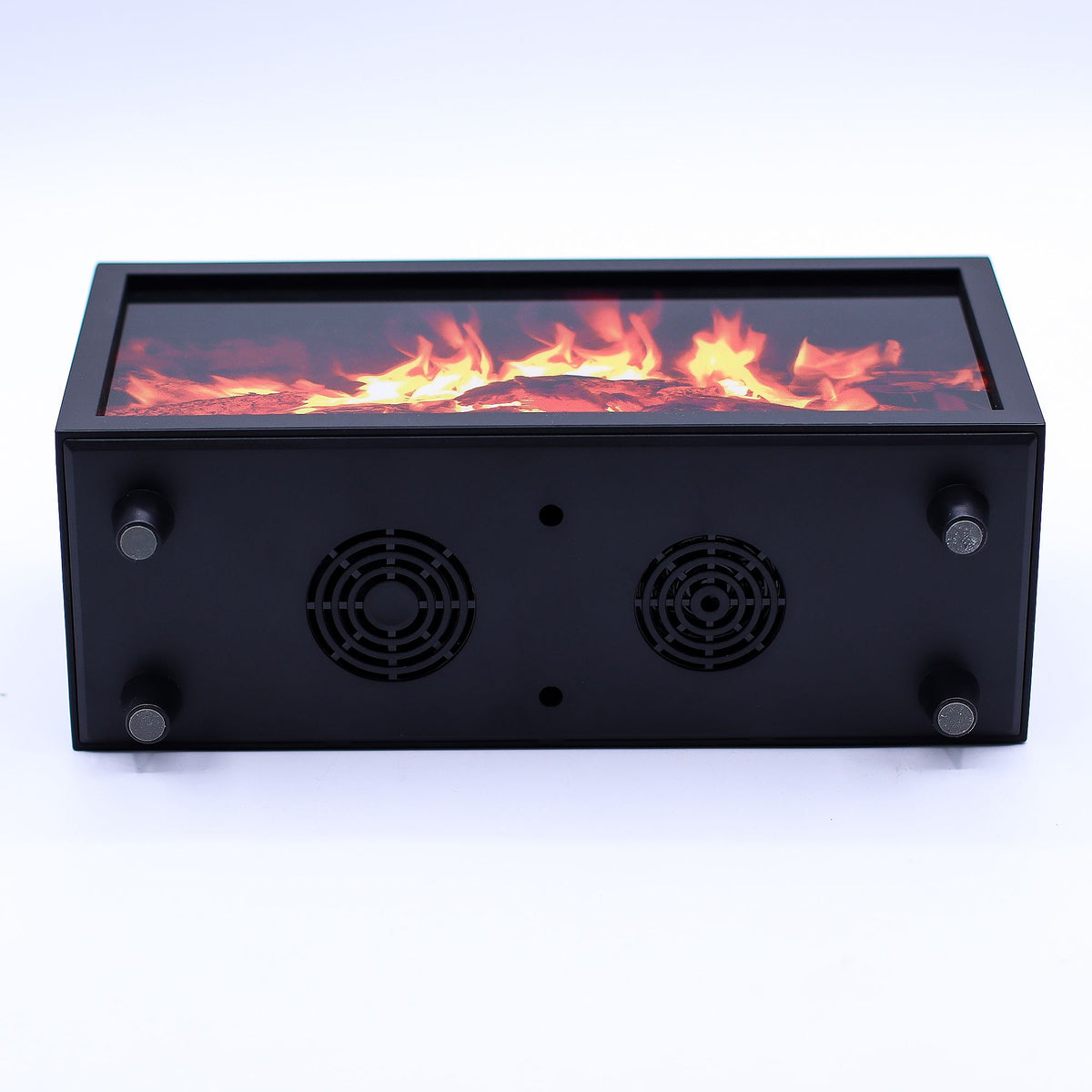 Flame Effect Aroma Diffuser with Birdsong — Black