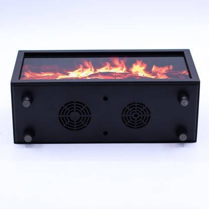Flame Effect Aroma Diffuser with Birdsong — Black
