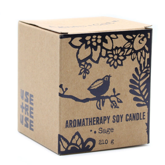 Agnes + Cat Herb Garden Candle — Sage