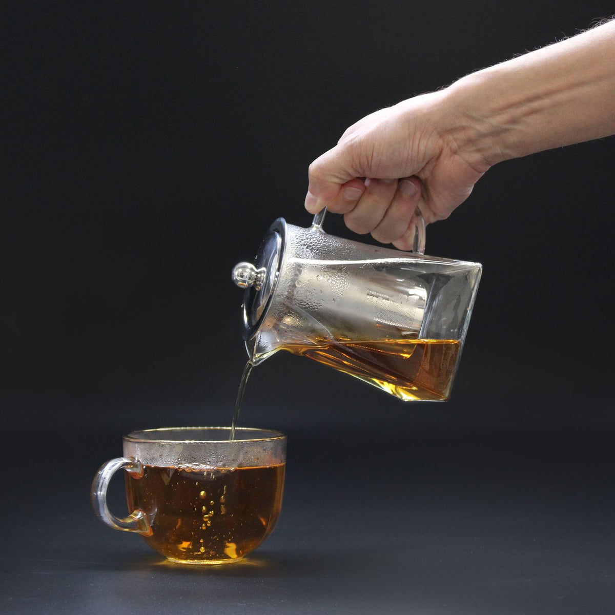 Glass Infuser Teapot — Tower, 780ml