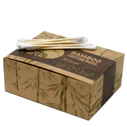Bamboo Cotton Buds — Pack of 200, detail view
