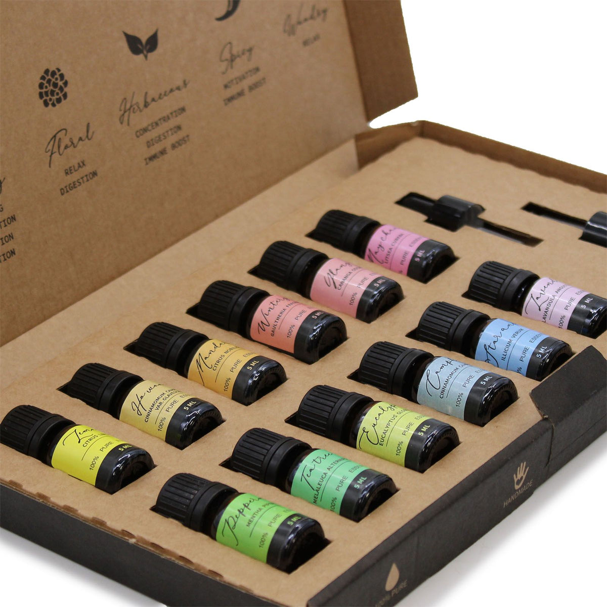 Aromatherapy Essential Oil Set — Starter Pack