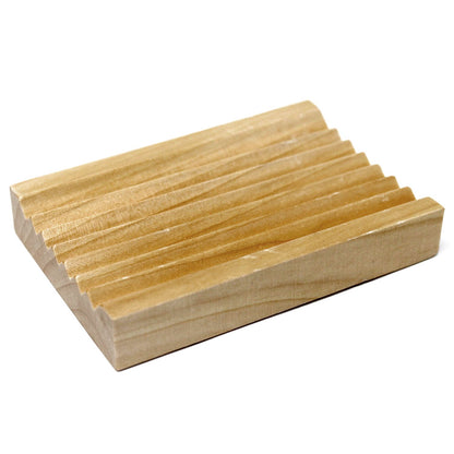 Hemu Wood Soap Dish — Groovy