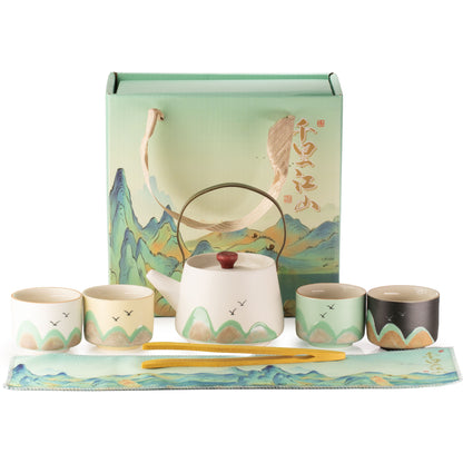 Thousand Miles Ceremonial Tea Set — Four Cups