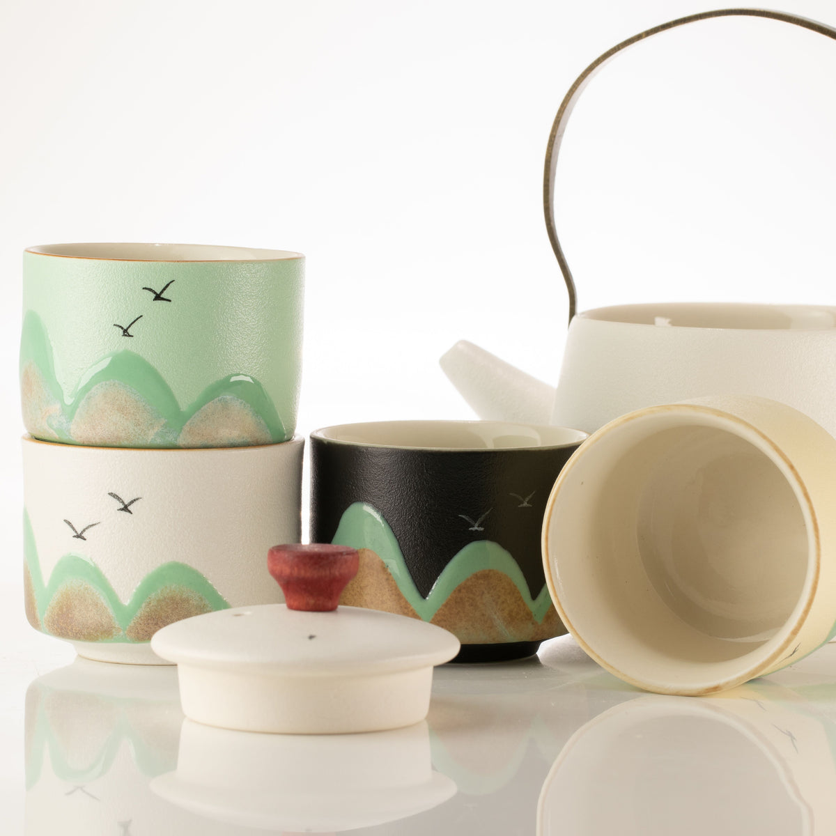 Thousand Miles Ceremonial Tea Set — Four Cups