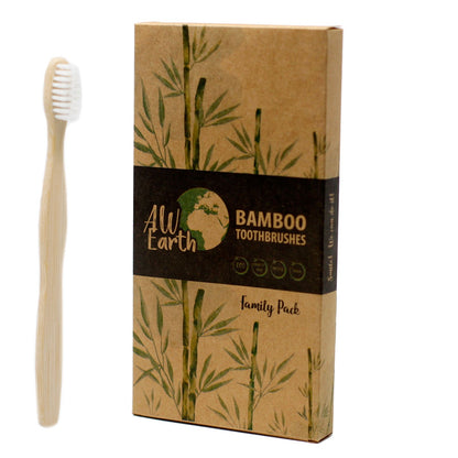 Bamboo Toothbrush Family Pack — 4 Pack, product detail