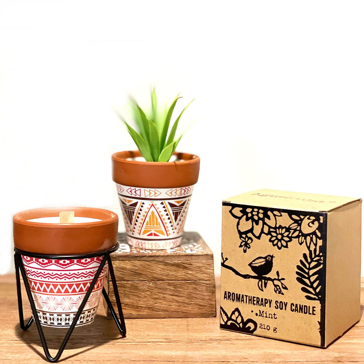 Agnes + Cat Herb Garden Candle — Rosemary