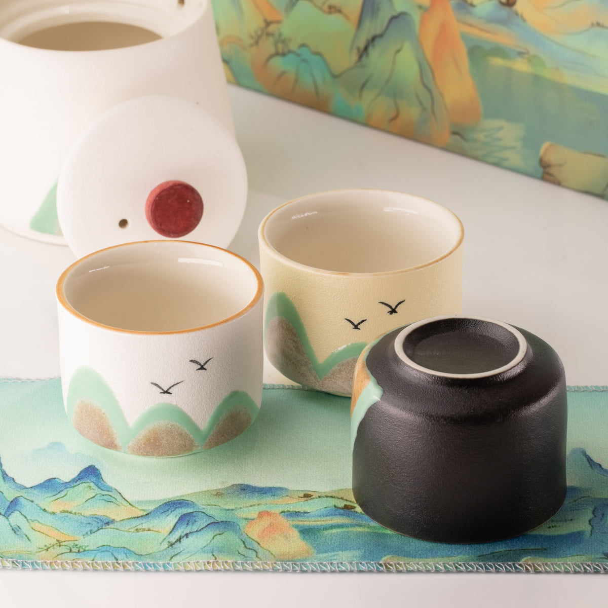 Thousand Miles Ceremonial Tea Set — Four Cups