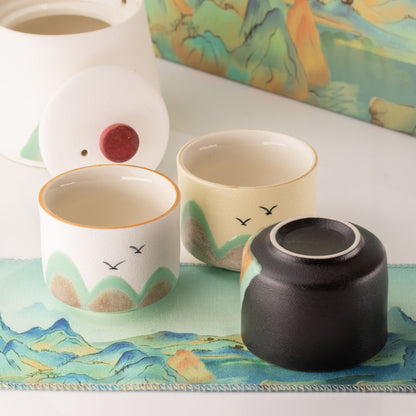 Thousand Miles Ceremonial Tea Set — Four Cups