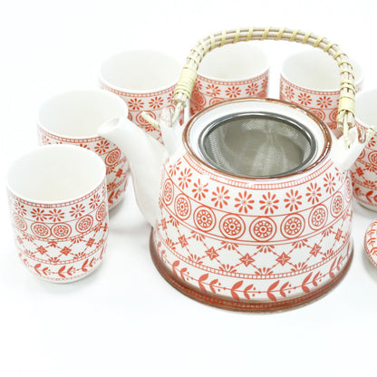 Herbal Teapot Set — Amber