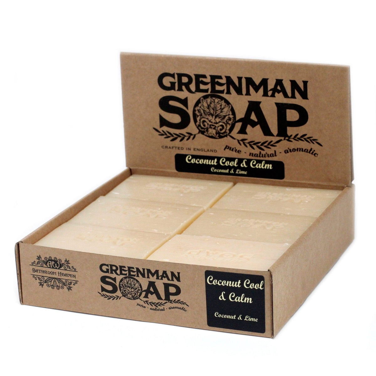 Greenman Soap Slice — Coconut Cool & Calm 100g